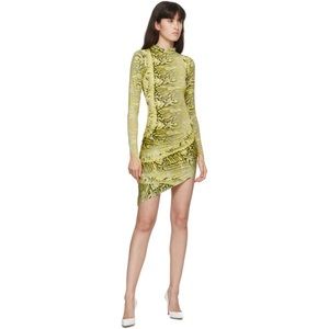 Maisie Wilen yellow Orbit City Dress in Brain Yello